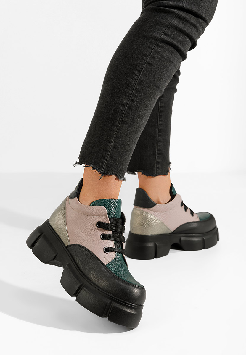 Stivaletti in pelle Kianna colorate