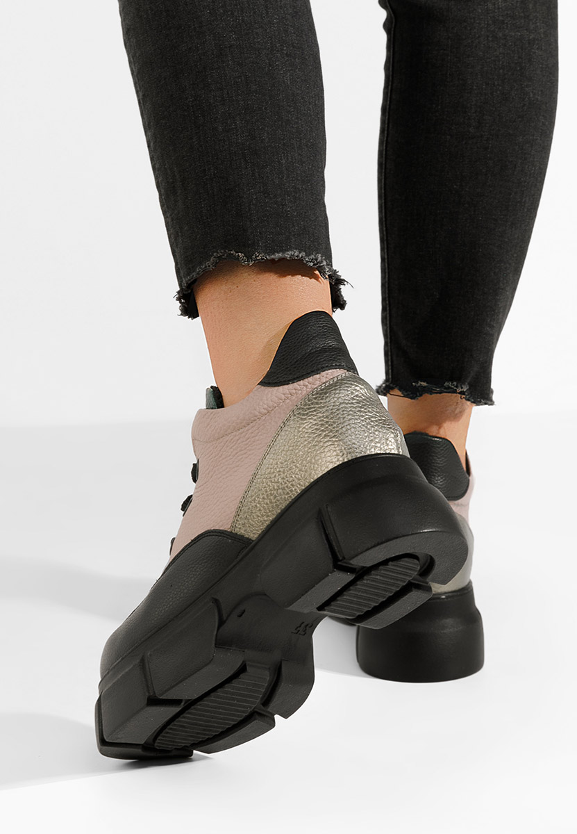 Stivaletti in pelle Kianna colorate