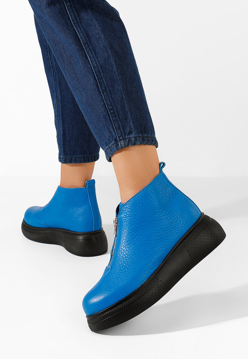 Stivaletti in pelle Laurisa blu