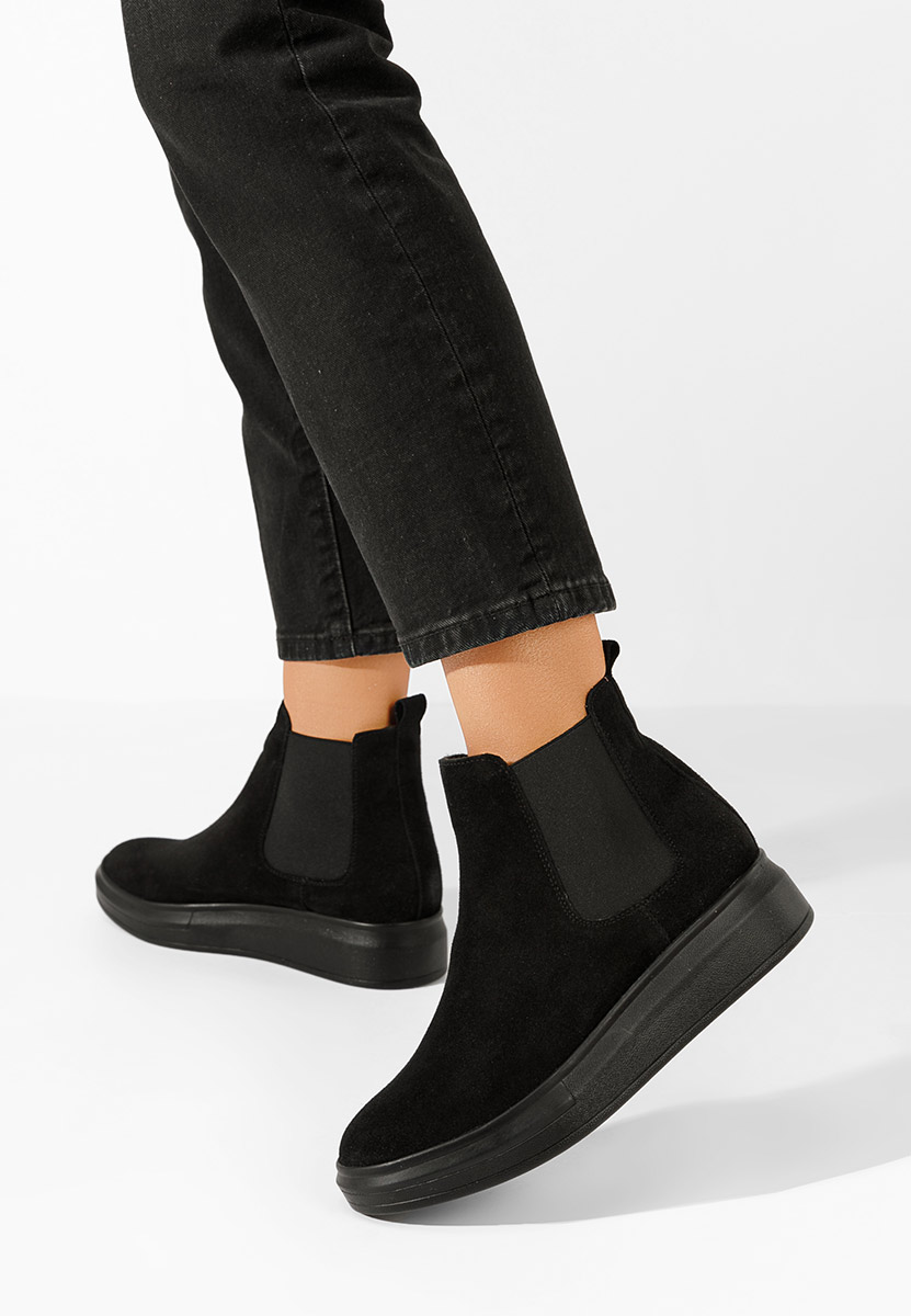 Stivaletti in pelle Oleira V2 nero
