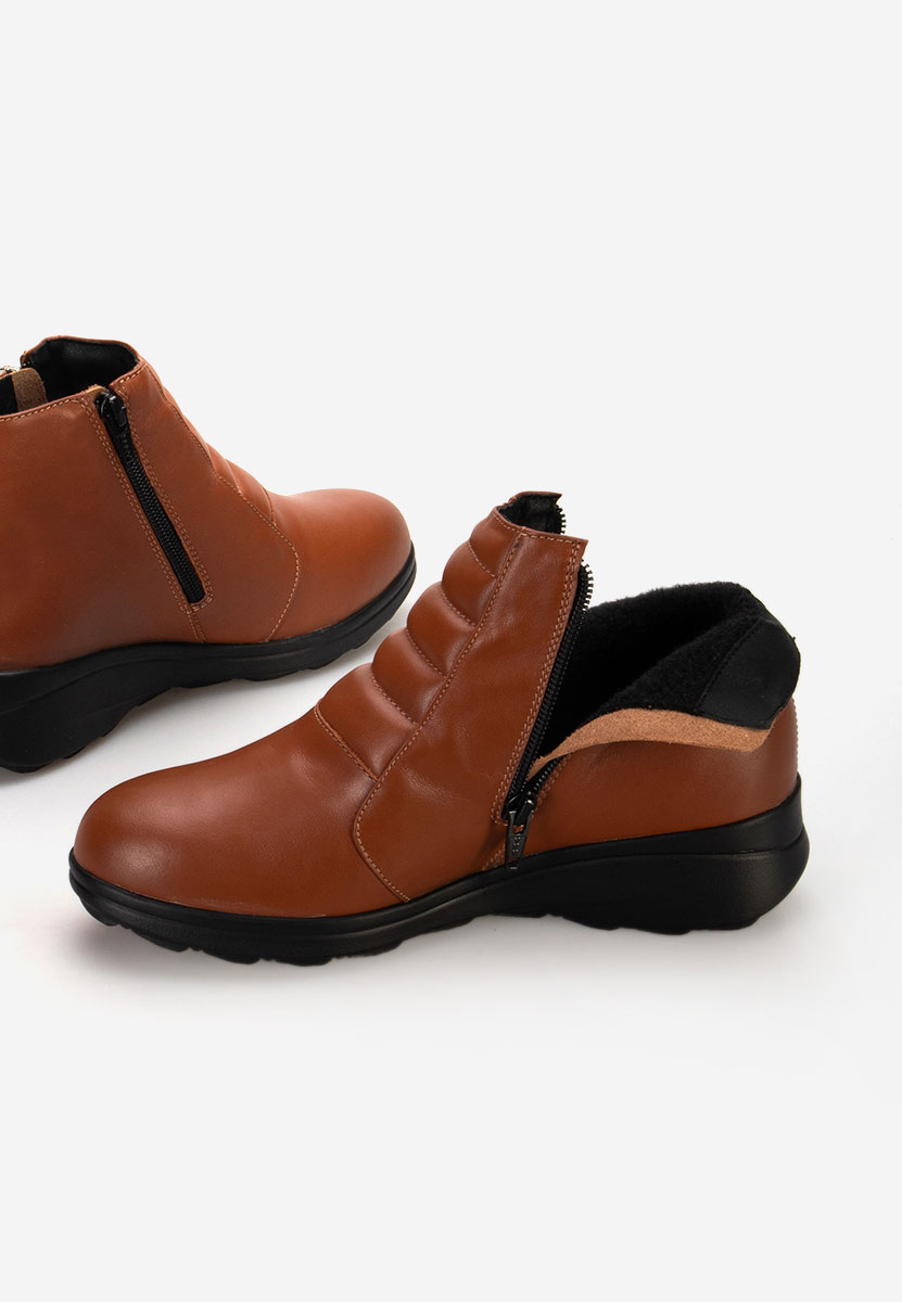 Stivaletti in pelle Soralia Camel