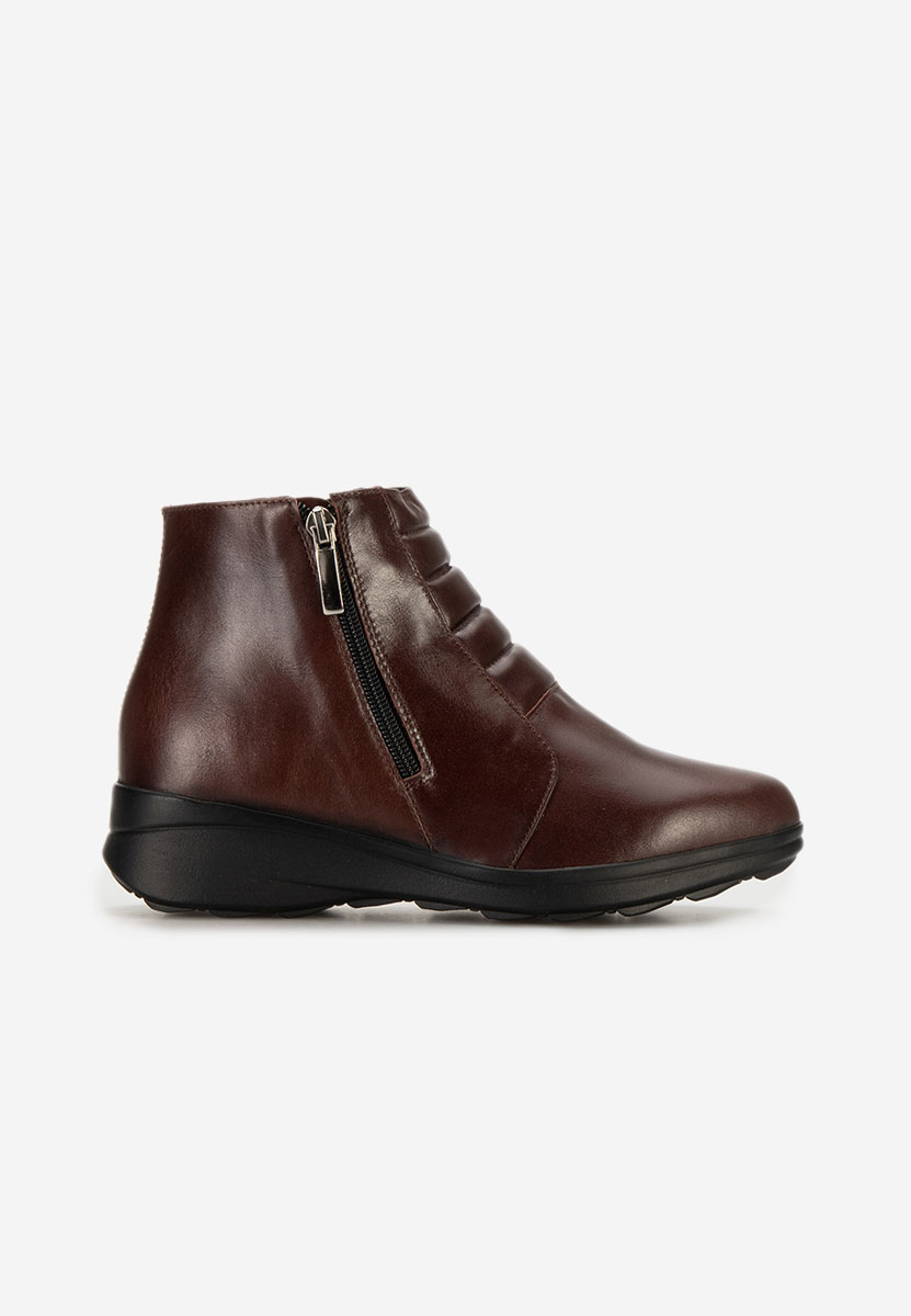 Stivaletti in pelle Soralia Marrone