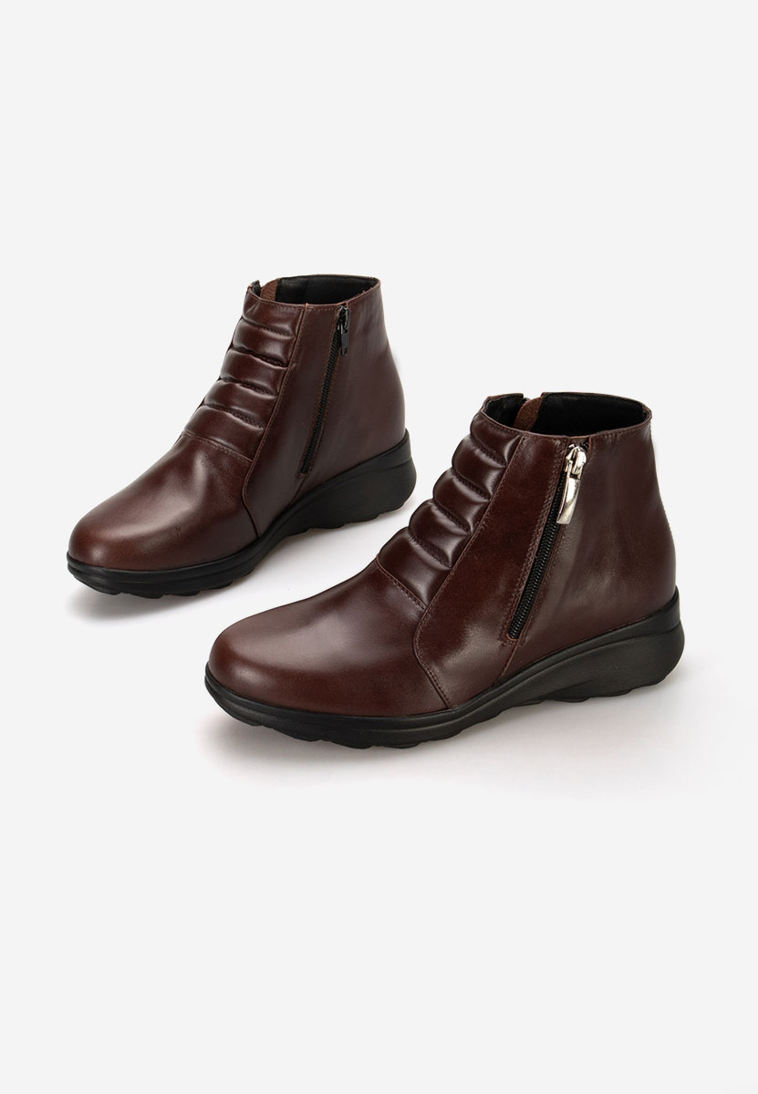 Stivaletti in pelle Soralia Marrone