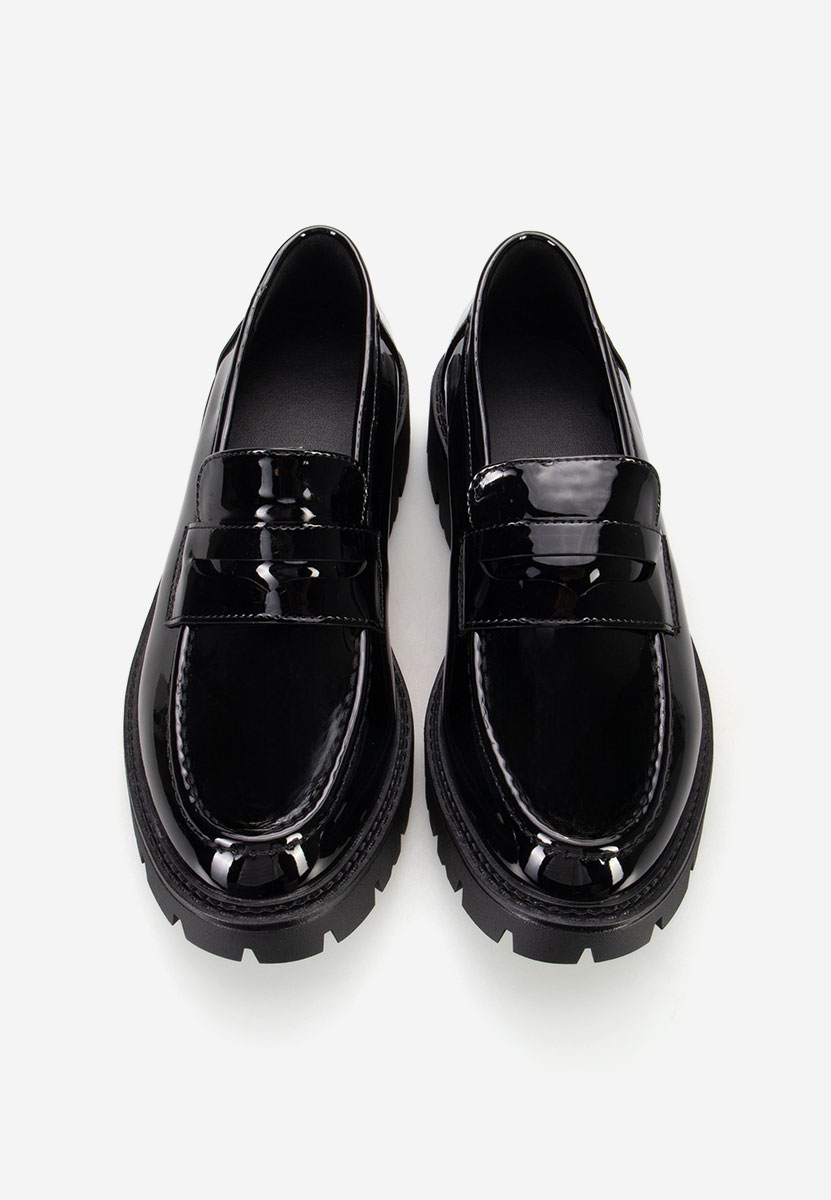 Mocassini con plateau Zampa nero