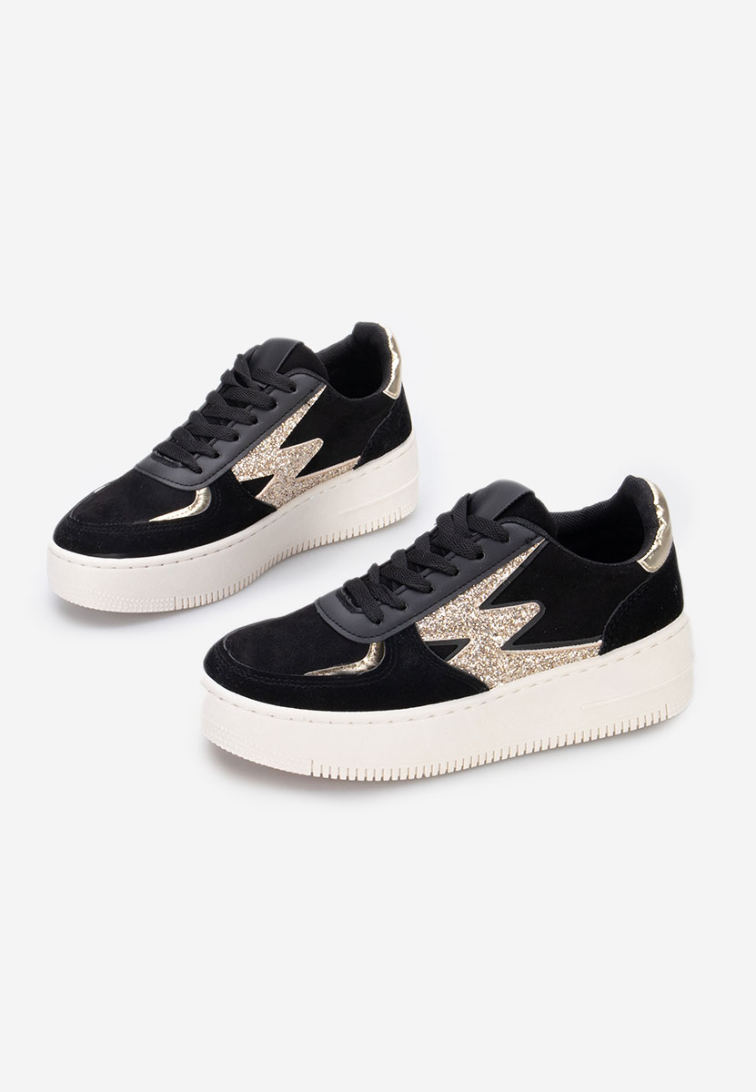 Sneakers con plateau Nadine nero