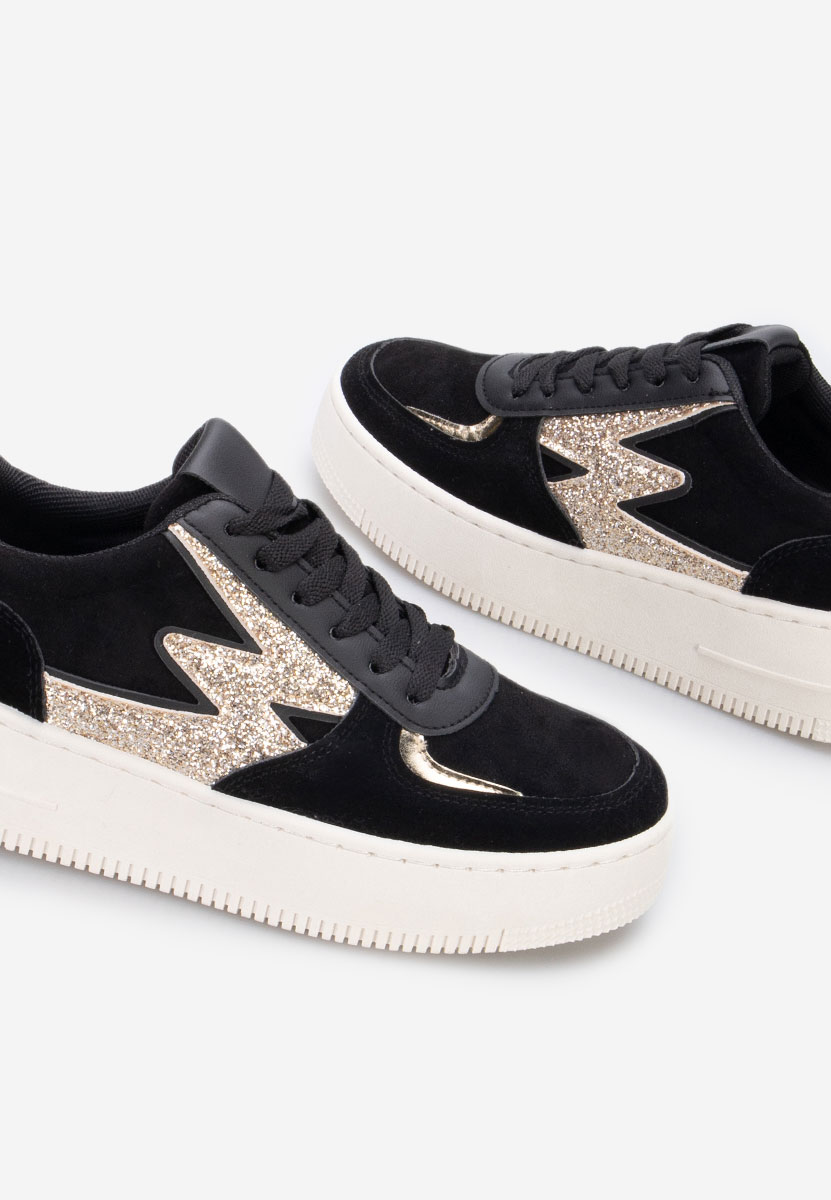Sneakers con plateau Nadine nero