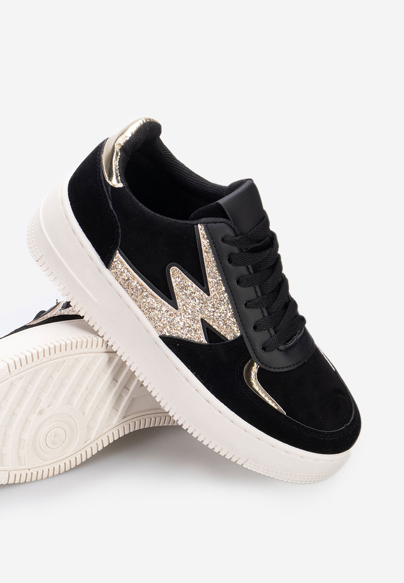 Sneakers con plateau Nadine nero