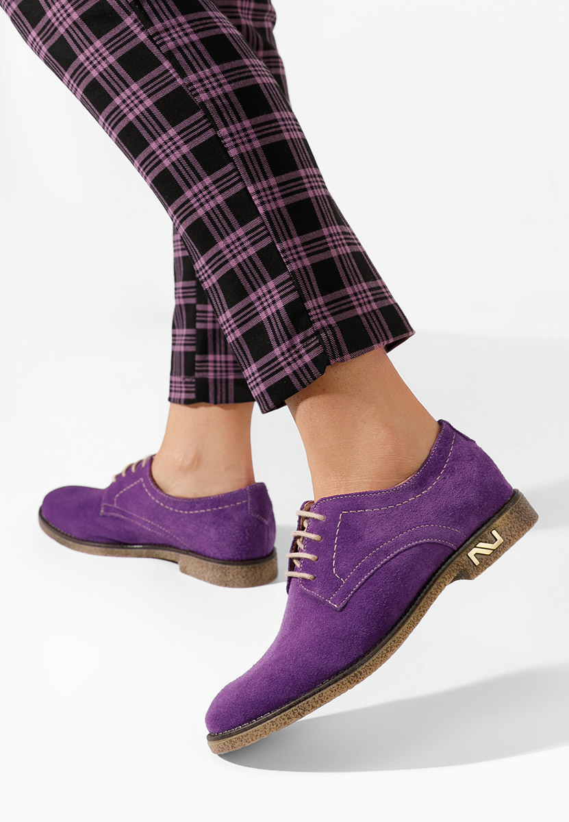 Scarpe derby pelle Doresa Viola