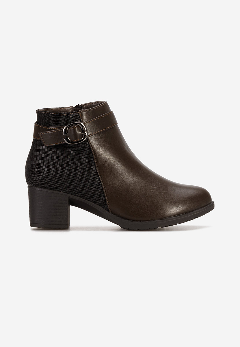 Stivaletti con tacco Adiada Marrone