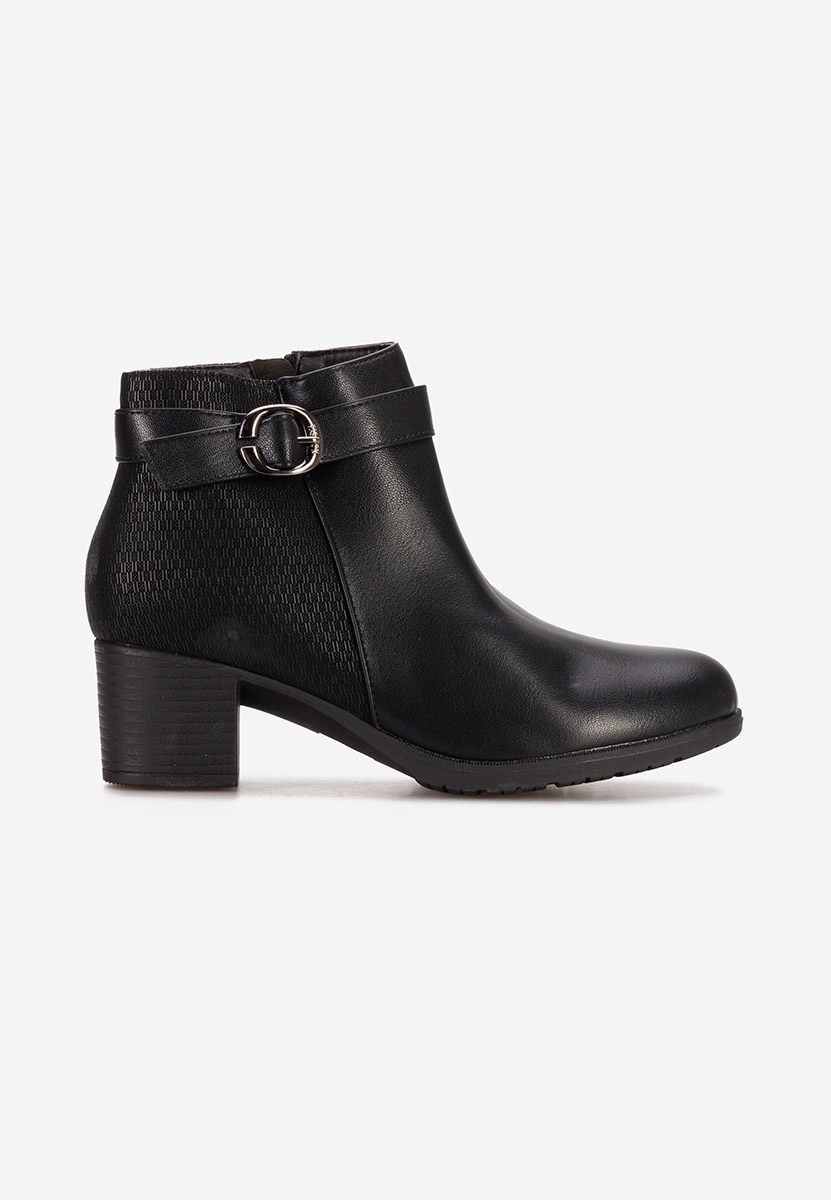 Stivaletti con tacco Adiada nero