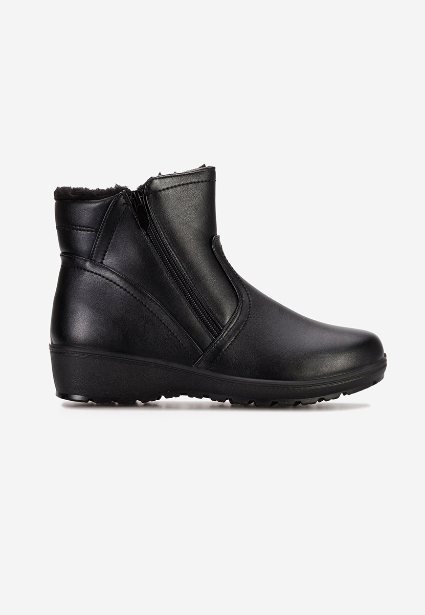 Stivaletti invernali donna Lesara Nero