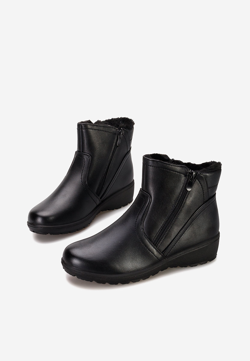 Stivaletti invernali donna Lesara Nero