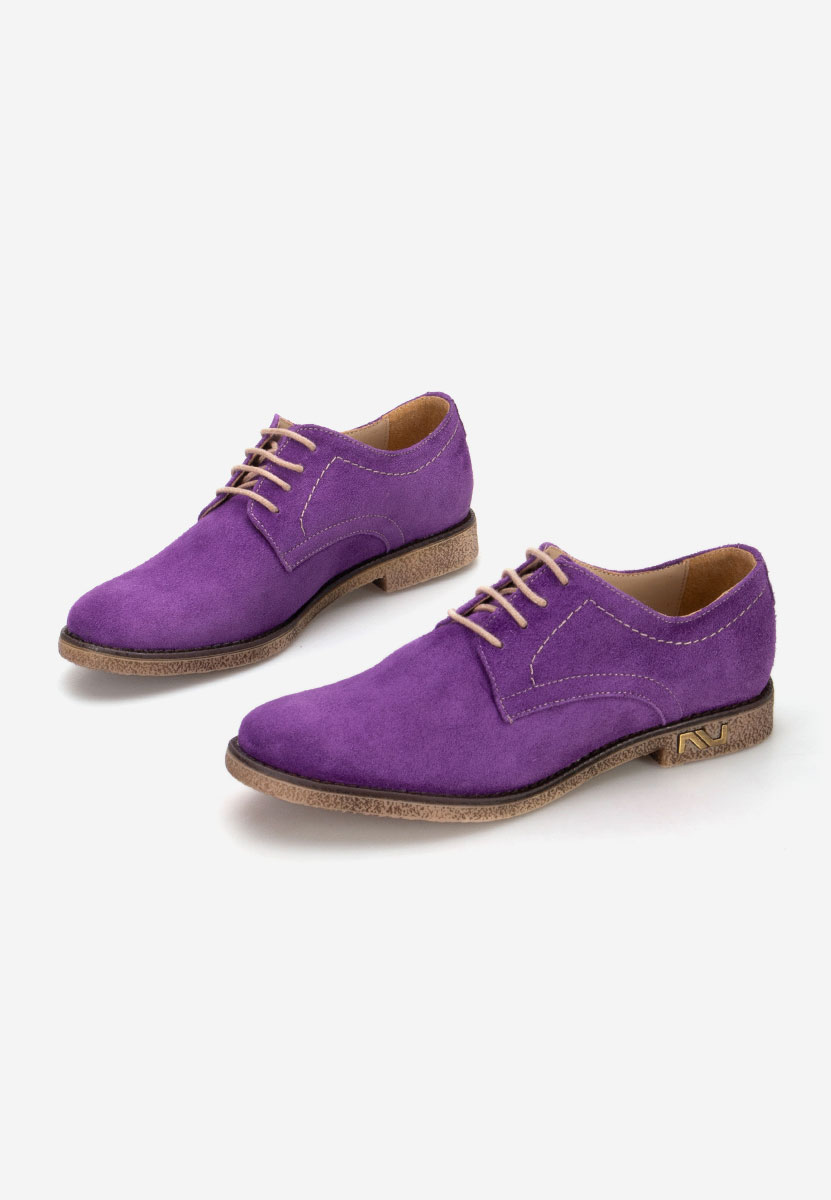 Scarpe derby pelle Doresa Viola