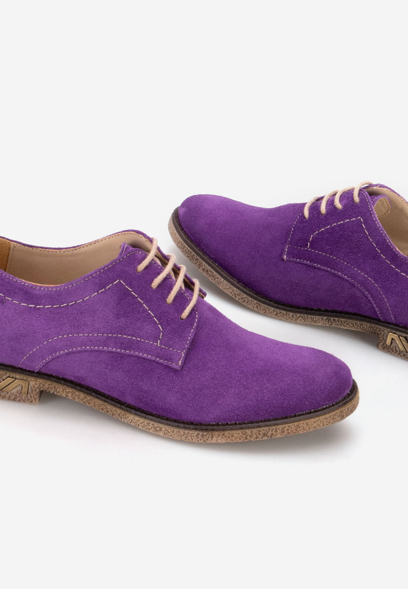 Scarpe derby pelle Doresa Viola