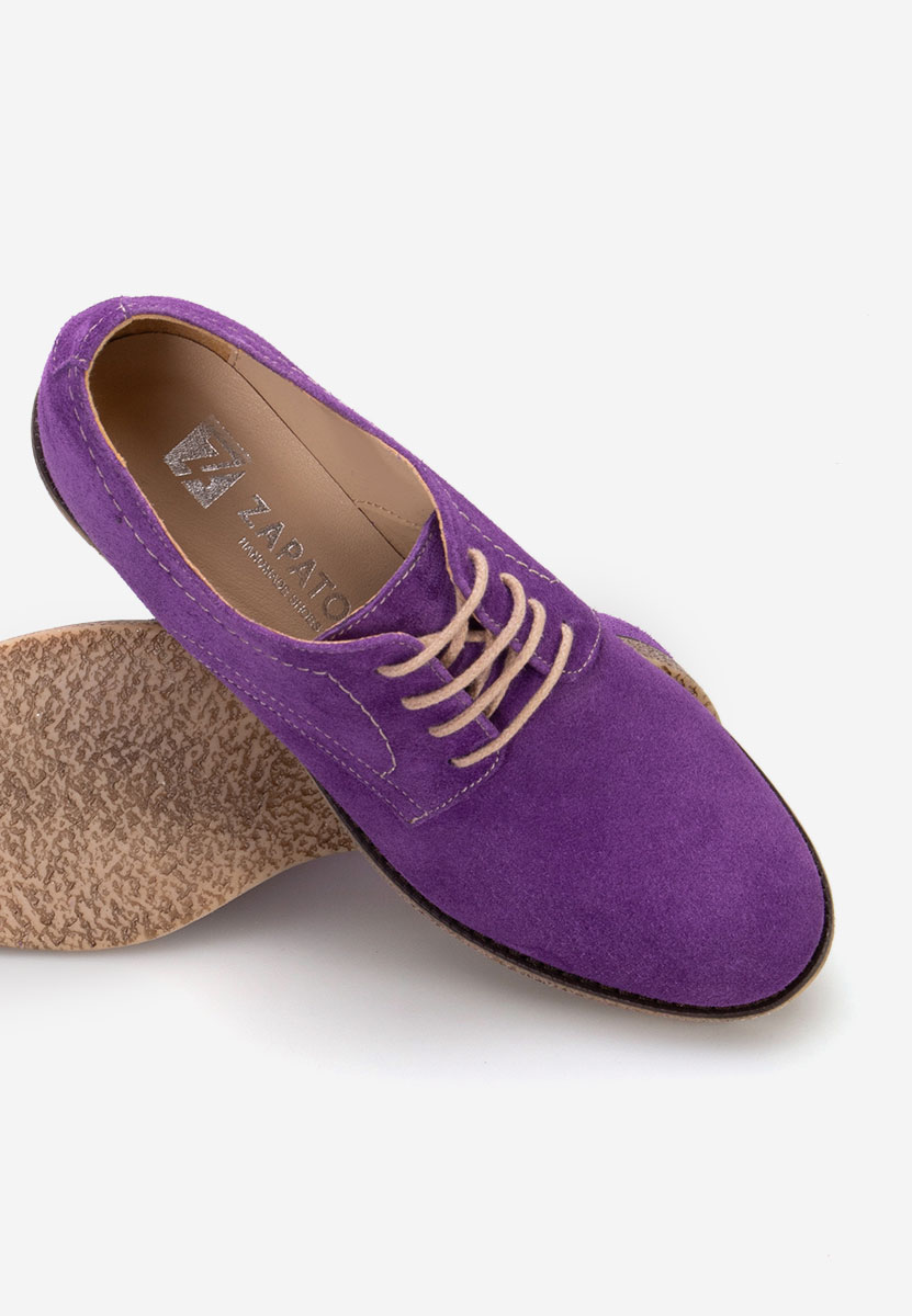 Scarpe derby pelle Doresa Viola