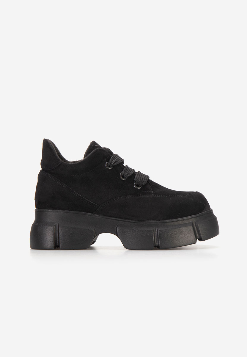 Stivaletti in pelle Kianna nero