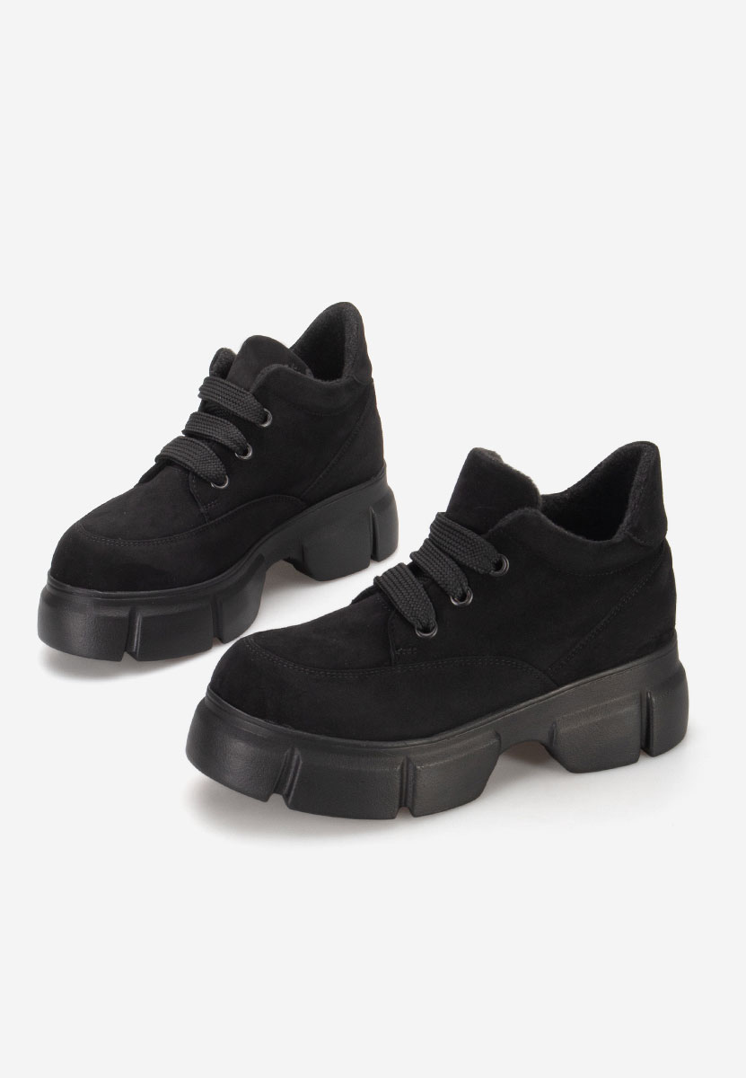Stivaletti in pelle Kianna nero