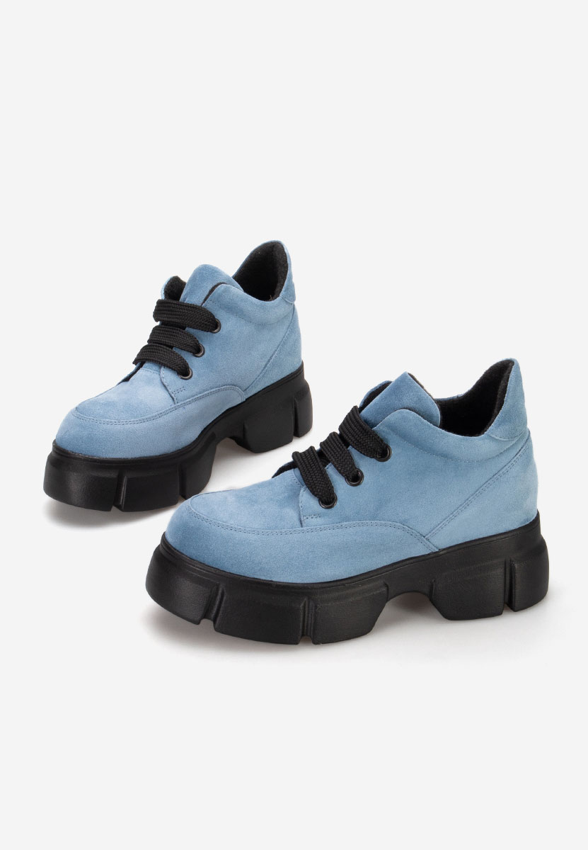 Stivaletti in pelle Kianna blu