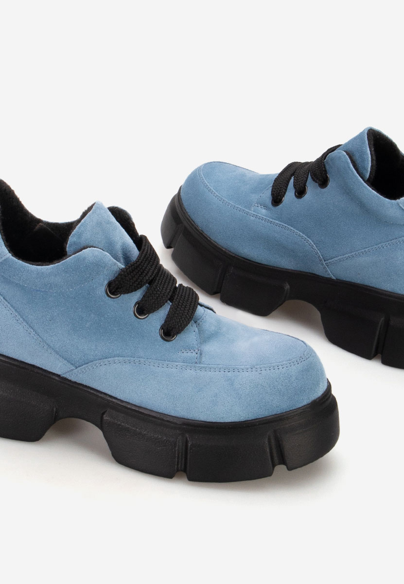 Stivaletti in pelle Kianna blu