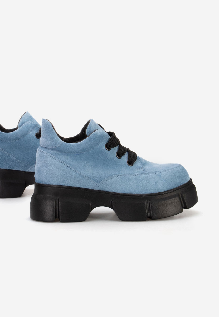Stivaletti in pelle Kianna blu