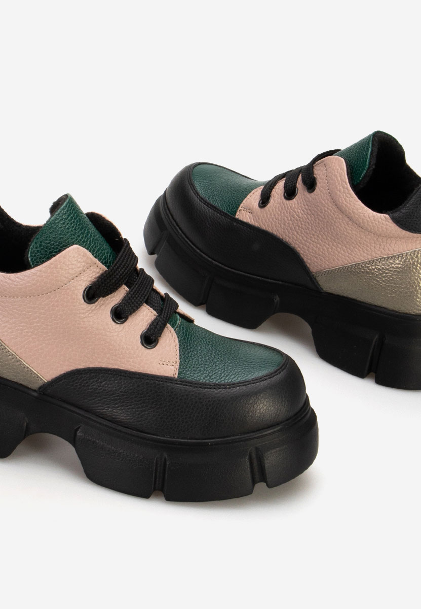 Stivaletti in pelle Kianna colorate