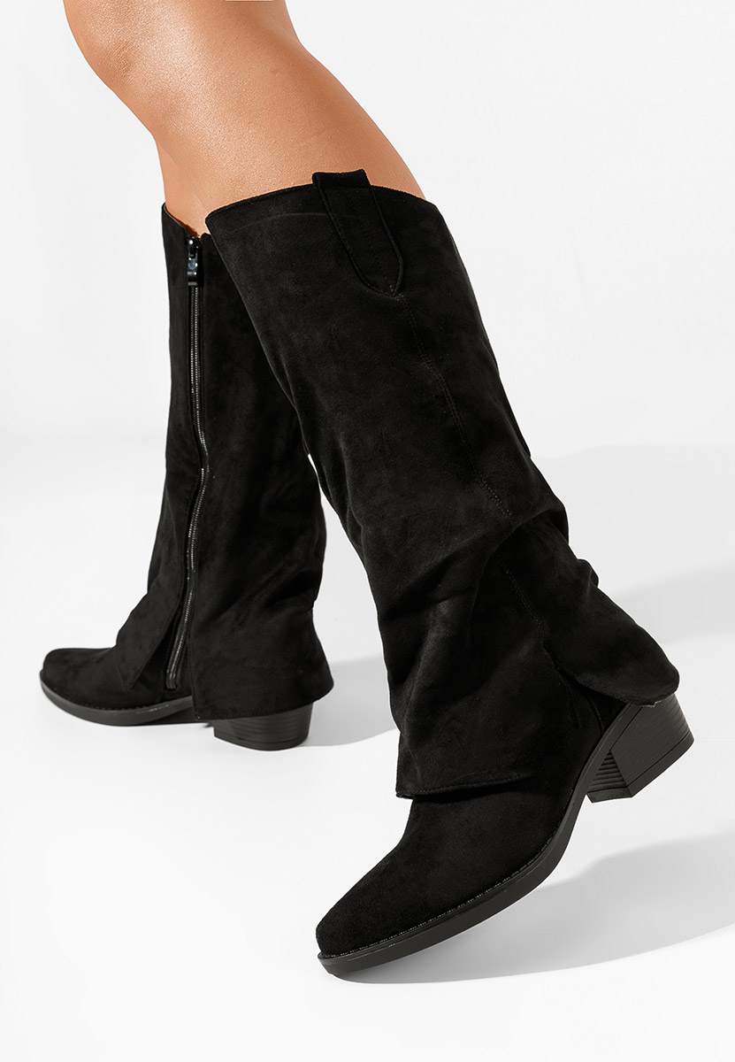 Stivale con tacco Chandana nero