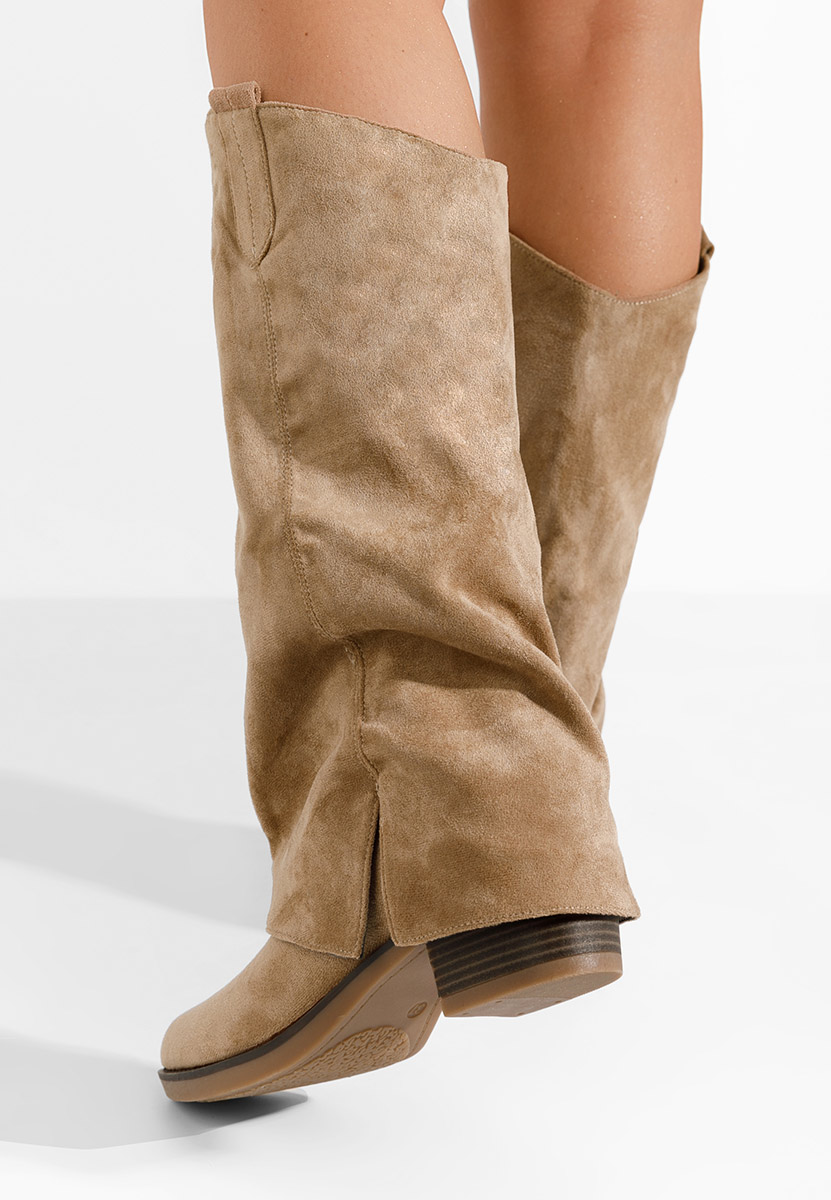 Stivali da donna Chandana cachi