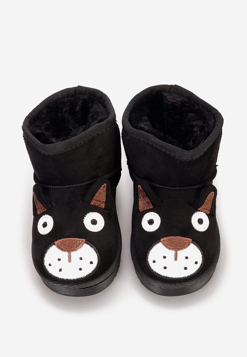 Stivali da bambini Woolf nero