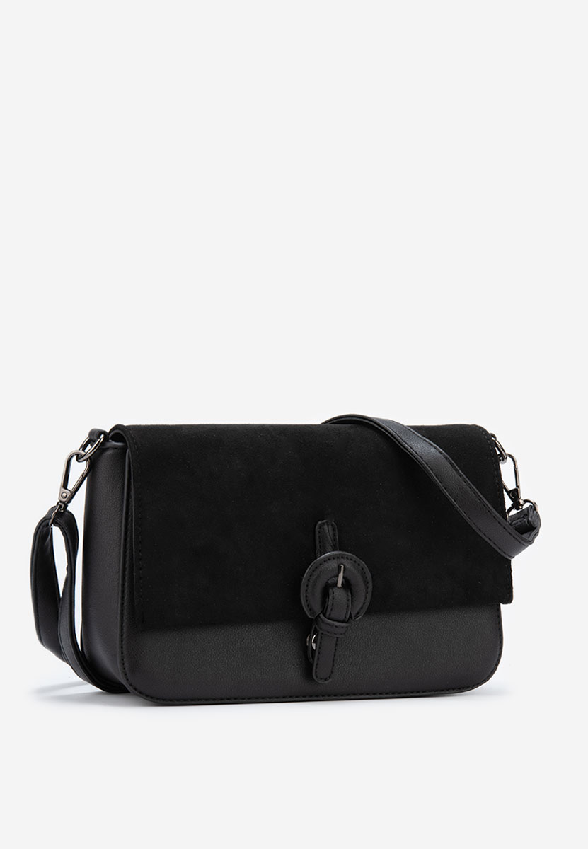 Borsa a tracolla Delvia nera