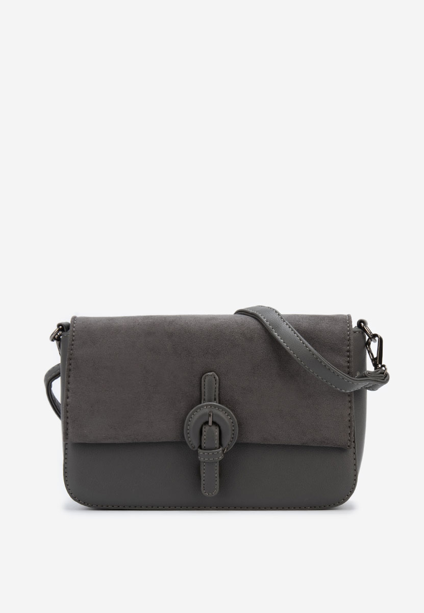 Borsa a tracolla Delvia grigio