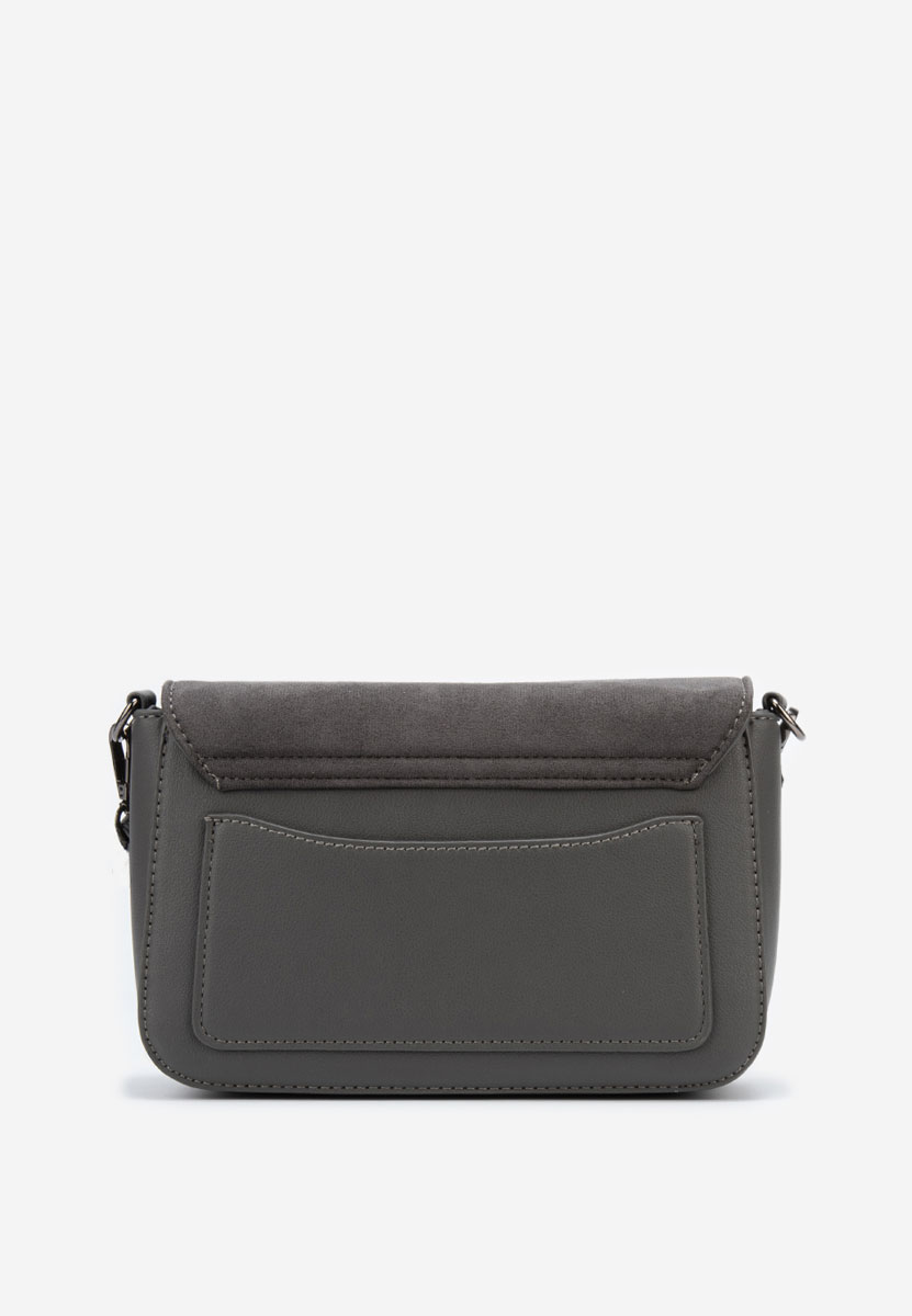 Borsa a tracolla Delvia grigio