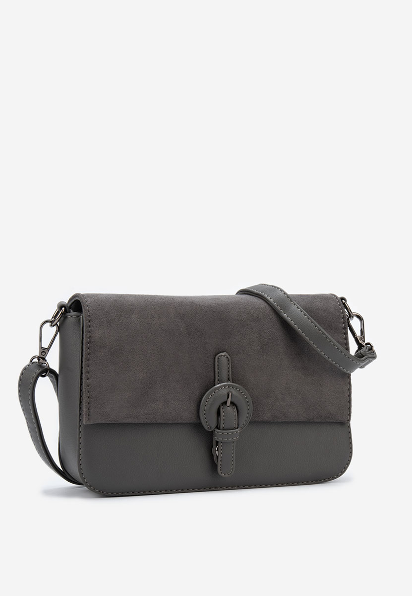 Borsa a tracolla Delvia grigio