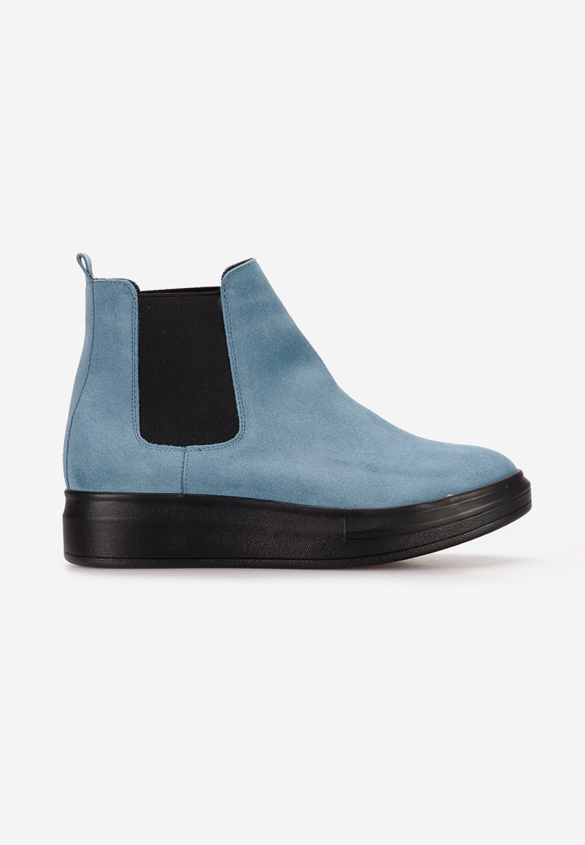 Stivaletti in pelle Oleira V2 blu