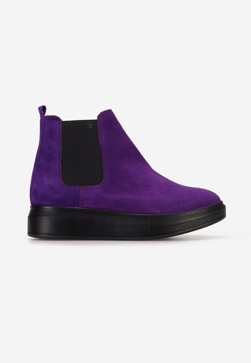 Stivaletti in pelle Oleira V2 viola