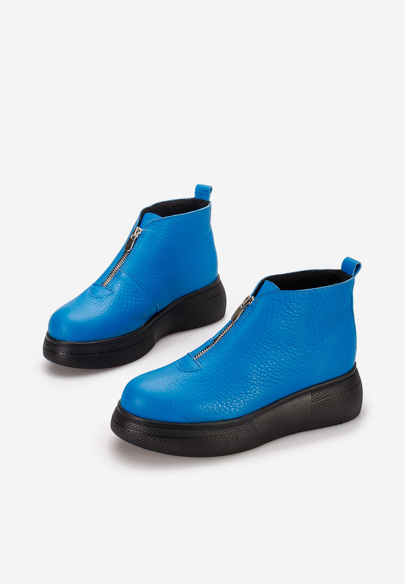 Stivaletti in pelle Laurisa blu