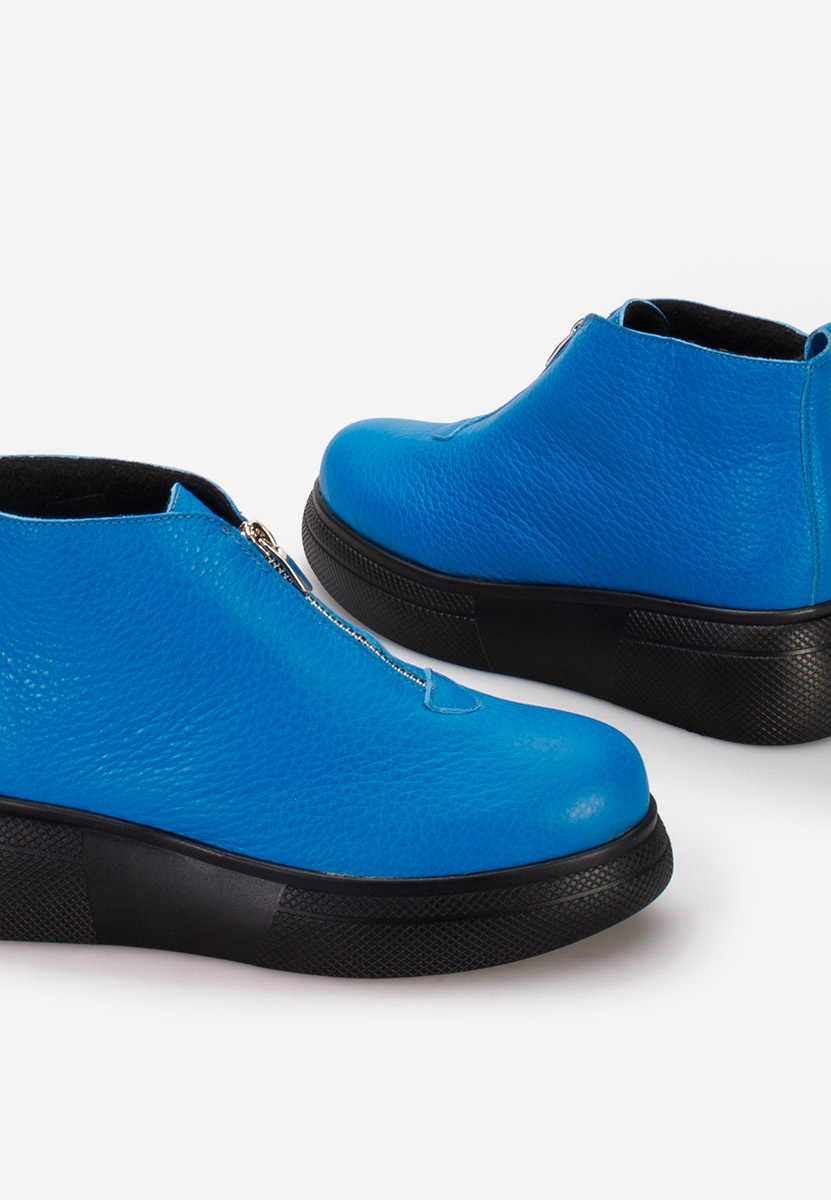 Stivaletti in pelle Laurisa blu
