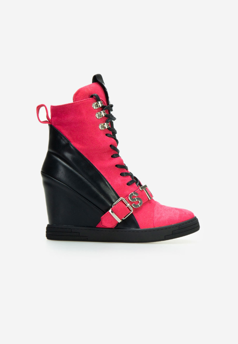 Sneakers con zeppa Candy V2 fucsia