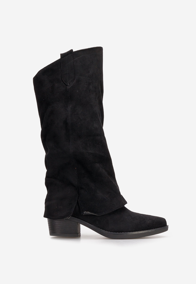 Stivale con tacco Chandana nero