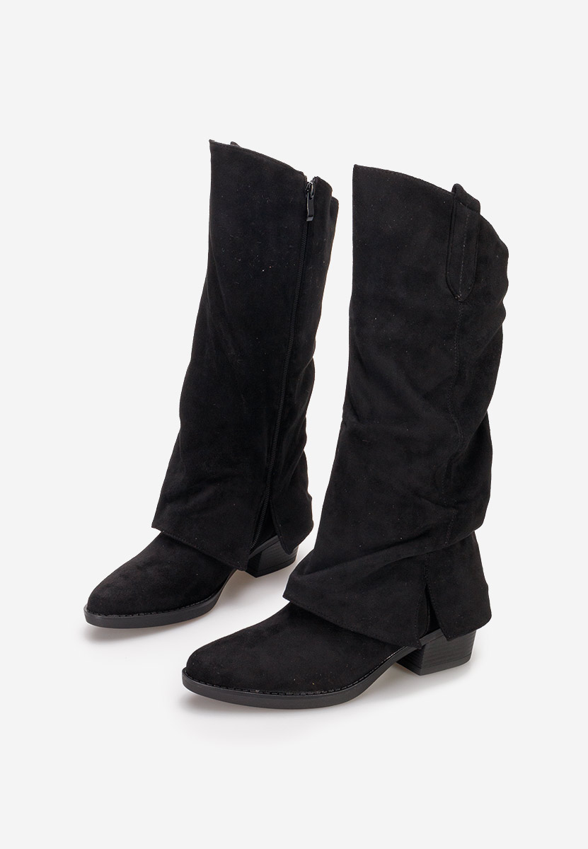 Stivale con tacco Chandana nero