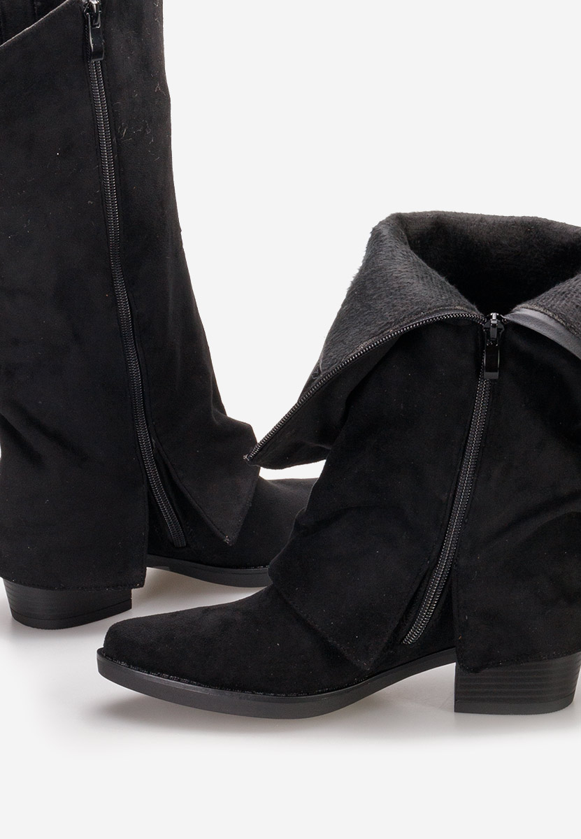 Stivale con tacco Chandana nero