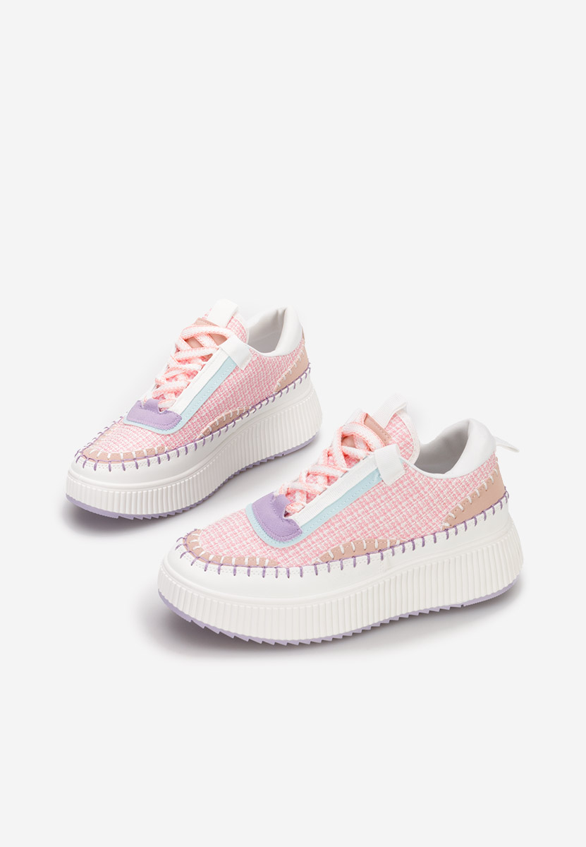 Sneakers con plateau Tenerife rosa Sneakers con plateau Tenerife rosa