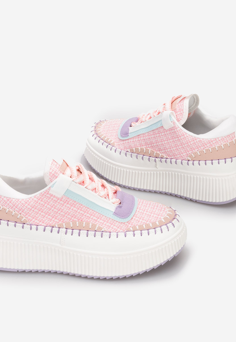 Sneakers con plateau Tenerife rosa Sneakers con plateau Tenerife rosa