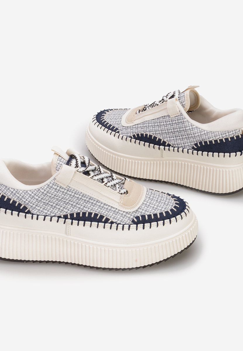 Sneakers con plateau Tenerife grigio Sneakers con plateau Tenerife grigio