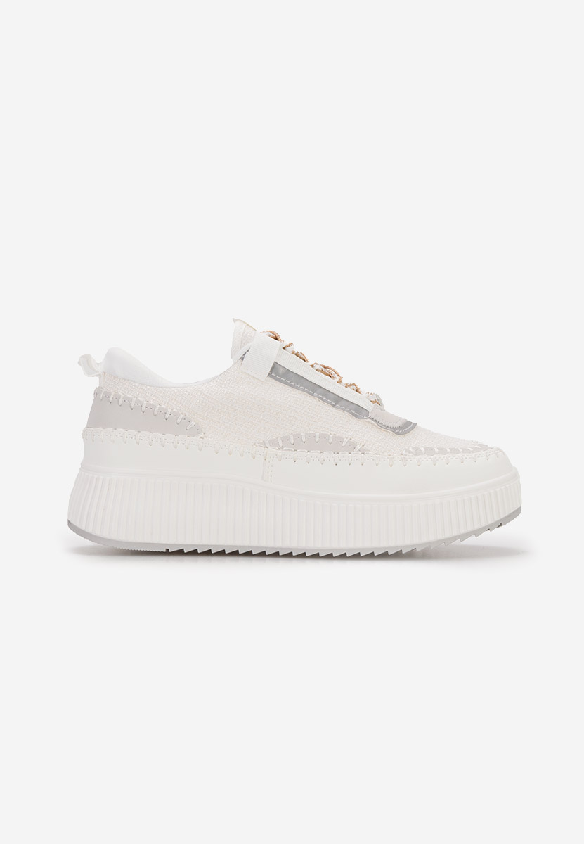 Sneakers con plateau Tenerife bianchi Sneakers con plateau Tenerife bianchi