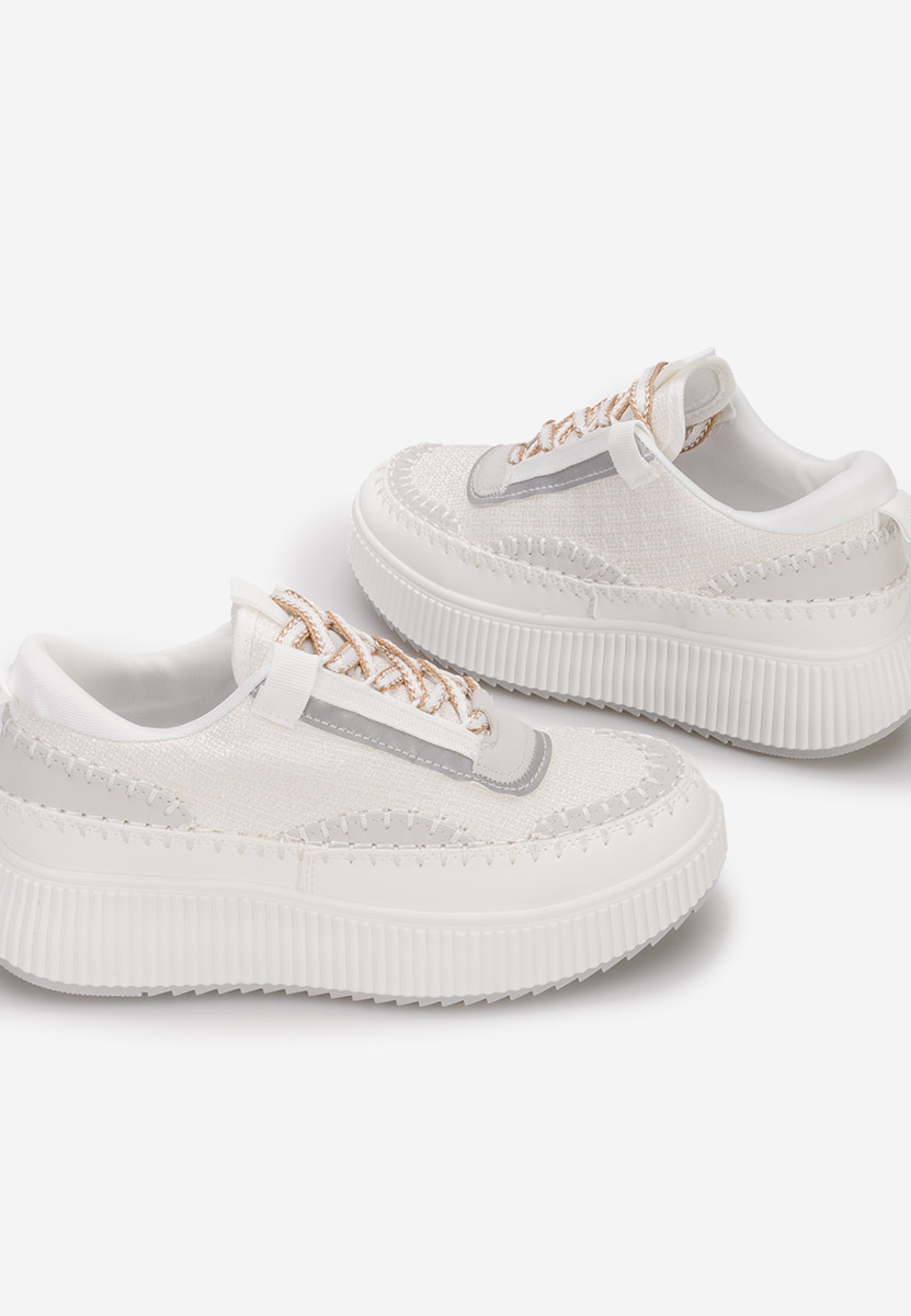 Sneakers con plateau Tenerife bianchi Sneakers con plateau Tenerife bianchi