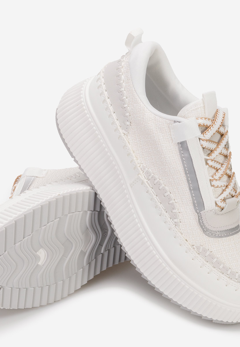 Sneakers con plateau Tenerife bianchi Sneakers con plateau Tenerife bianchi