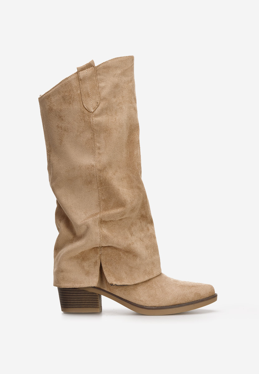 Stivali da donna Chandana cachi