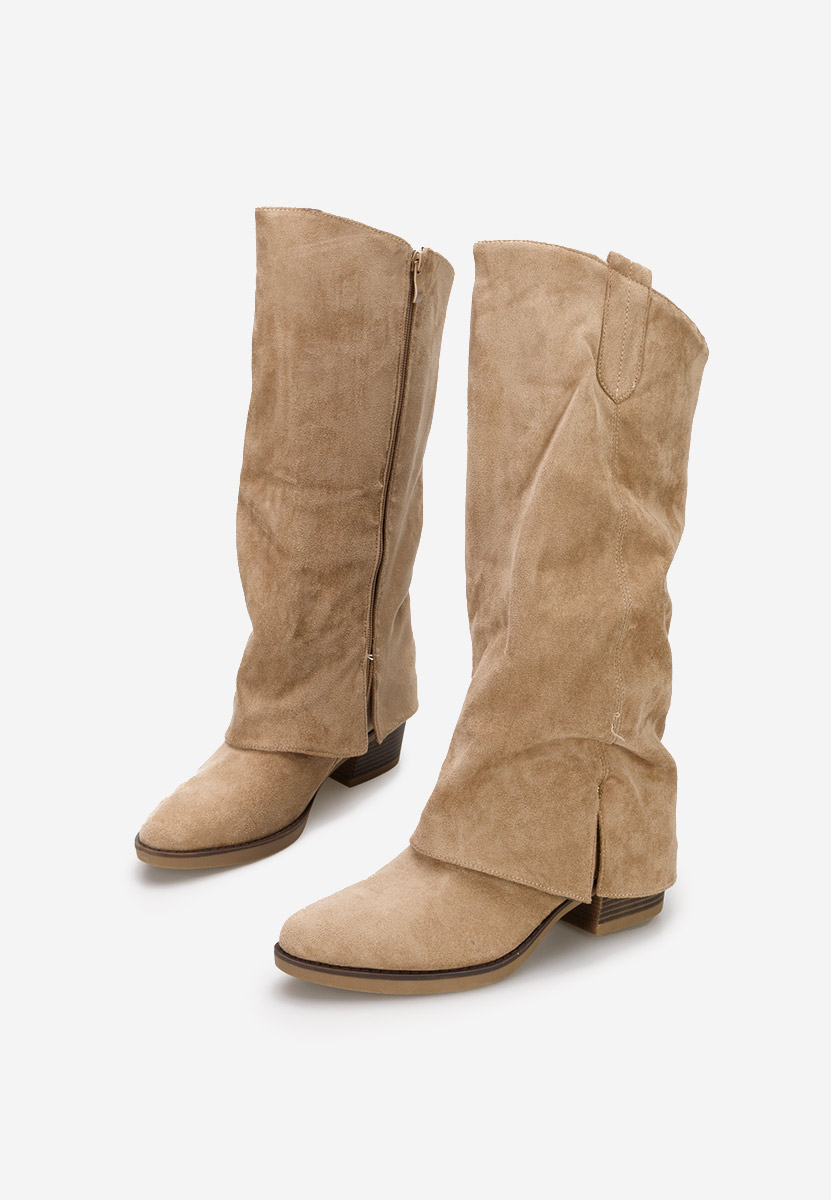 Stivali da donna Chandana cachi