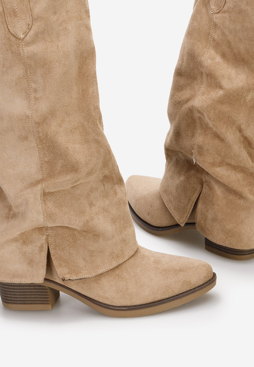 Stivali da donna Chandana cachi