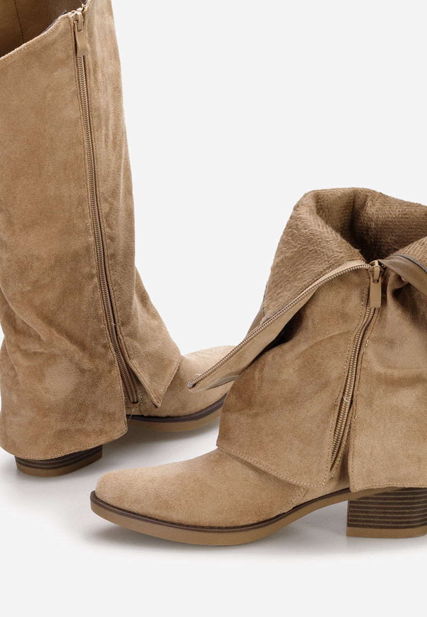 Stivali da donna Chandana cachi